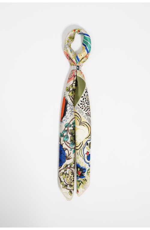 Bimba Y Lola Mosaic Scarf Charm In Multi