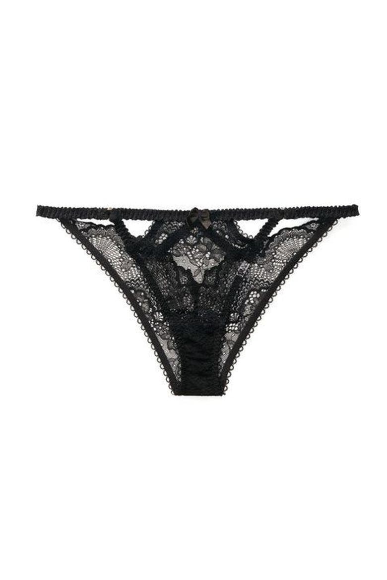 Kimmy Bikini Panties, Alternate, color, Black