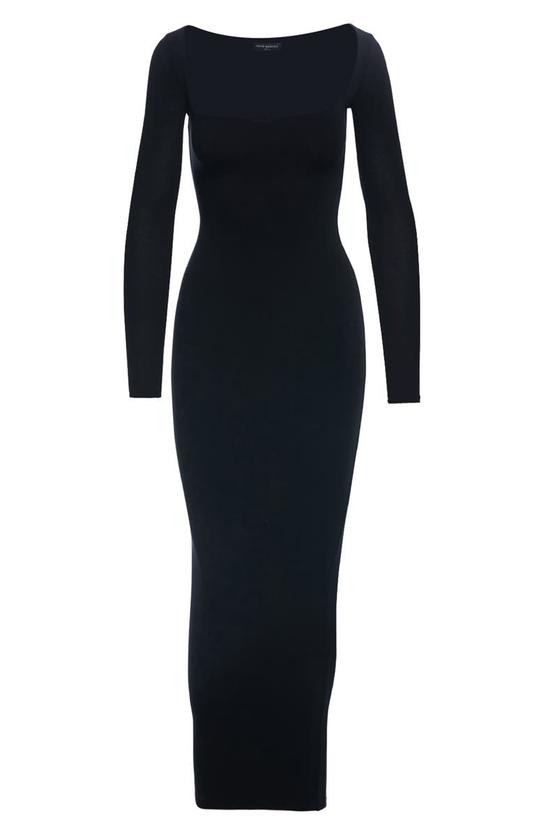 Naked Wardrobe The Square Neck Maxi Dress, Alternate, color, 