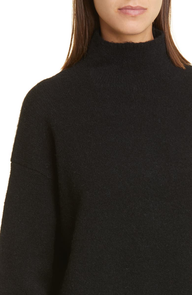 Vince Mock Neck Tunic Sweater, Alternate, color, 