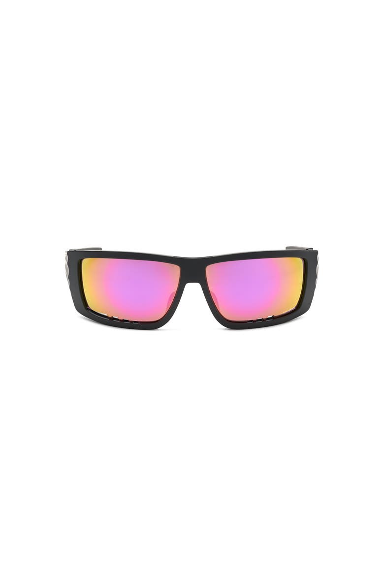 Sunglasses Fearless Men, Main, color, Black/Fuxiafluo