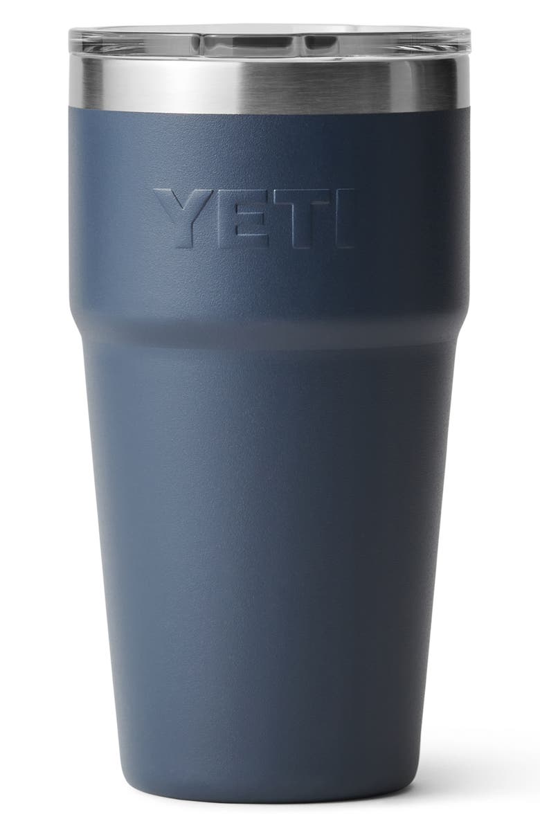YETI Rambler 20-Ounce Stackable Cup, Alternate, color, Navy
