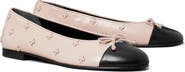 Tory Burch Cap Toe Bunny Knot Ballet Flat