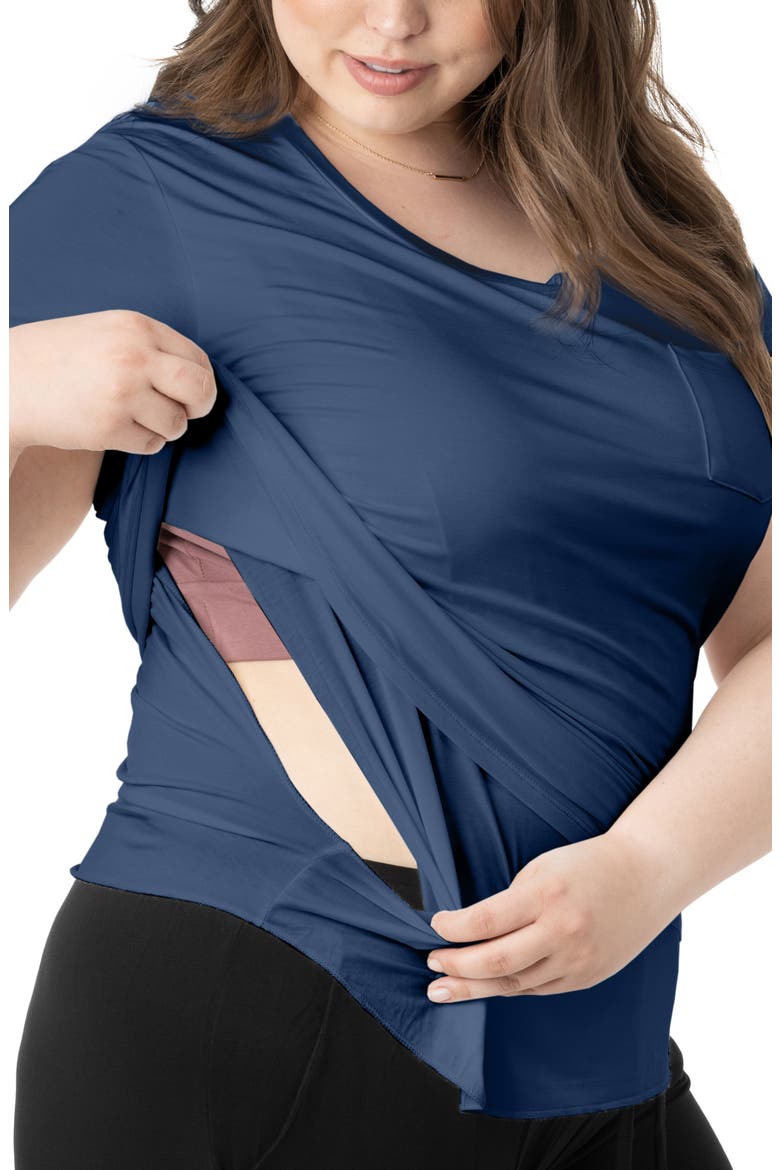 Everyday Maternity & Nursing T-shirt, Alternate, color, NAVY