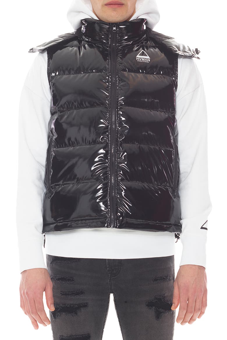 Puffer Vest, Main, color, BLACK