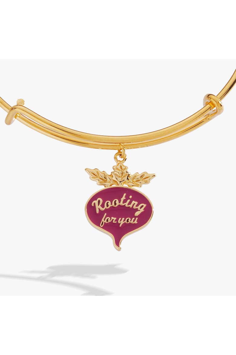 Farmers' Market 'Rooting For You' Charm Bangle, Alternate, color, Gold