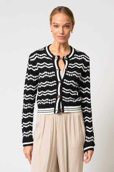Francie Novelty Crochet Cardi