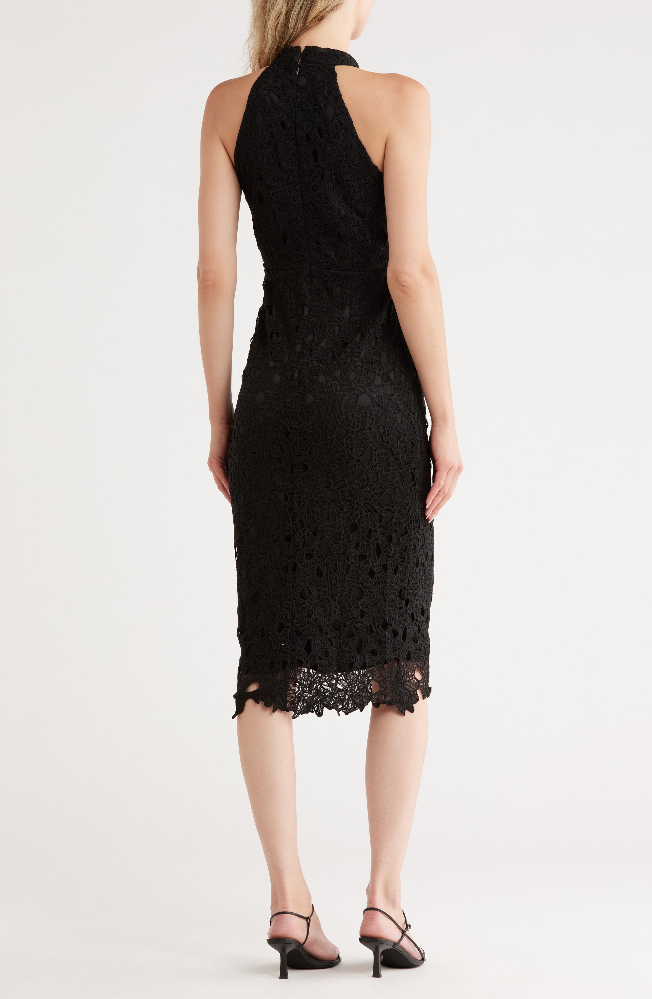 NSR Norma Halter Midi Dress (Women) | Nordstromrack