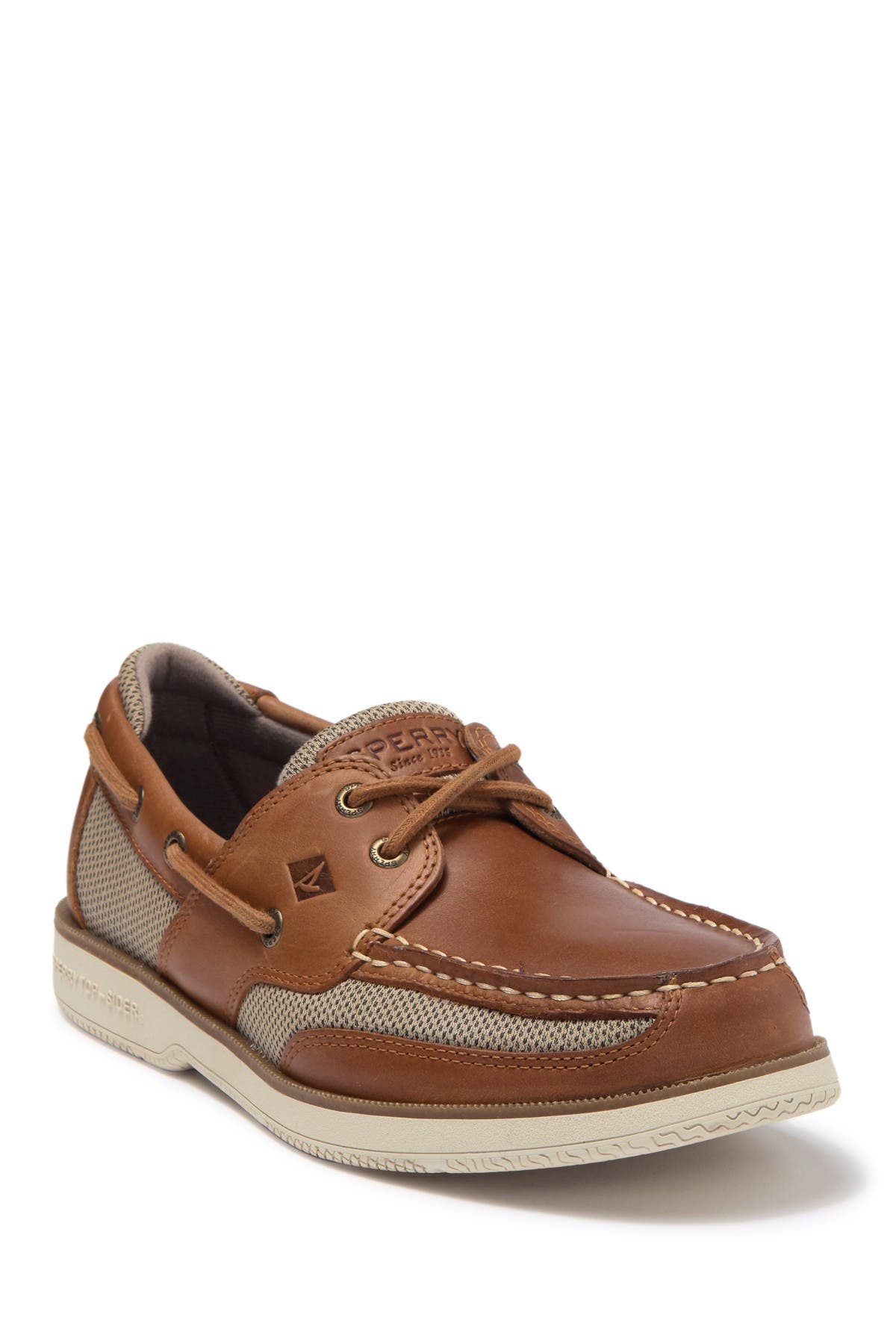 Sperry Surveyor 2-Eye Boat Shoe - Wide Width Available, Main, color, Sonora