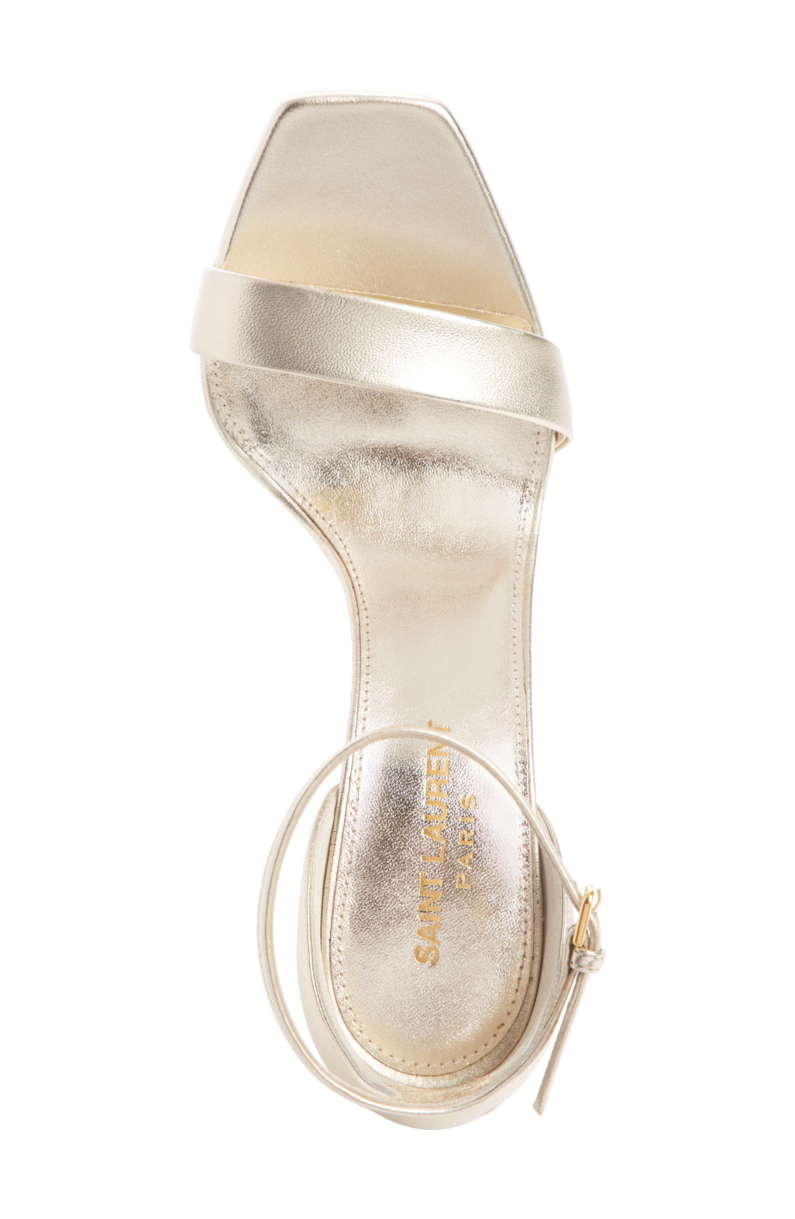 Amber Ankle Strap Stiletto Sandal, Alternate, color, PALE GOLD