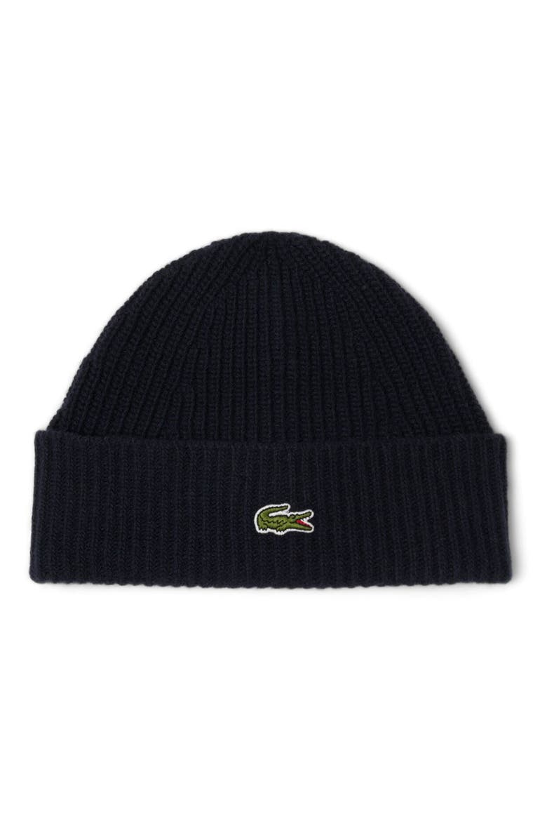 Classic Wool Beanie, Main, color, NAVY BLUE