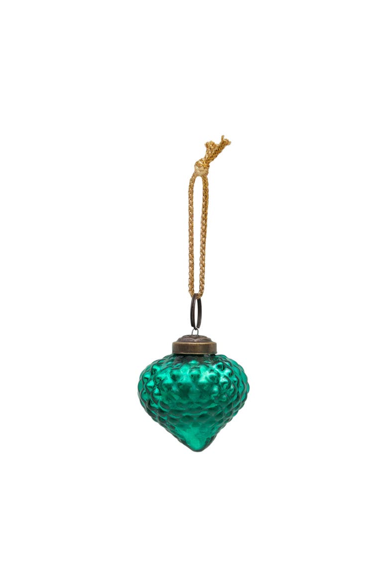 Glass Vintage Multi Christmas Tree Ornament Set of 5, Alternate, color, Green