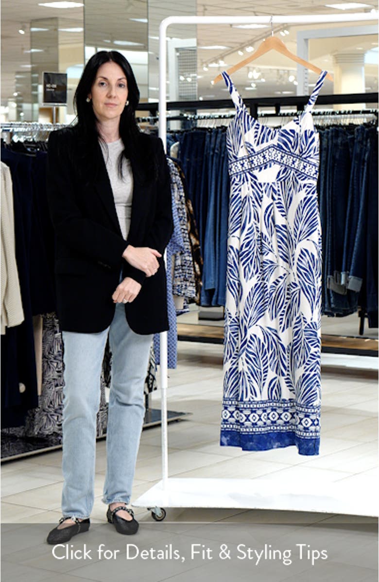 Leaf Print Sundress, sales video thumbnail