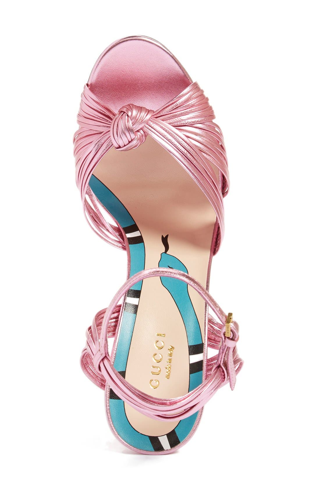 Gucci 'Allie' Peep Toe Pump, Alternate, color, 