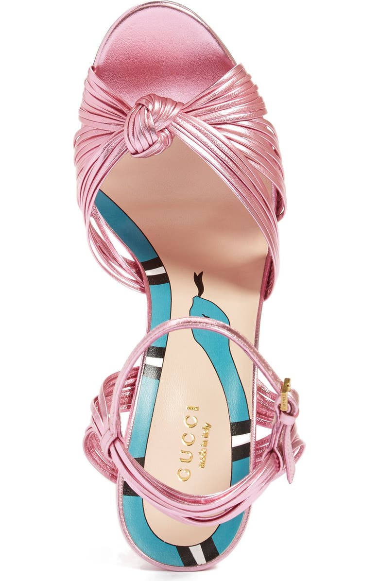 Gucci 'Allie' Peep Toe Pump, Alternate, color,