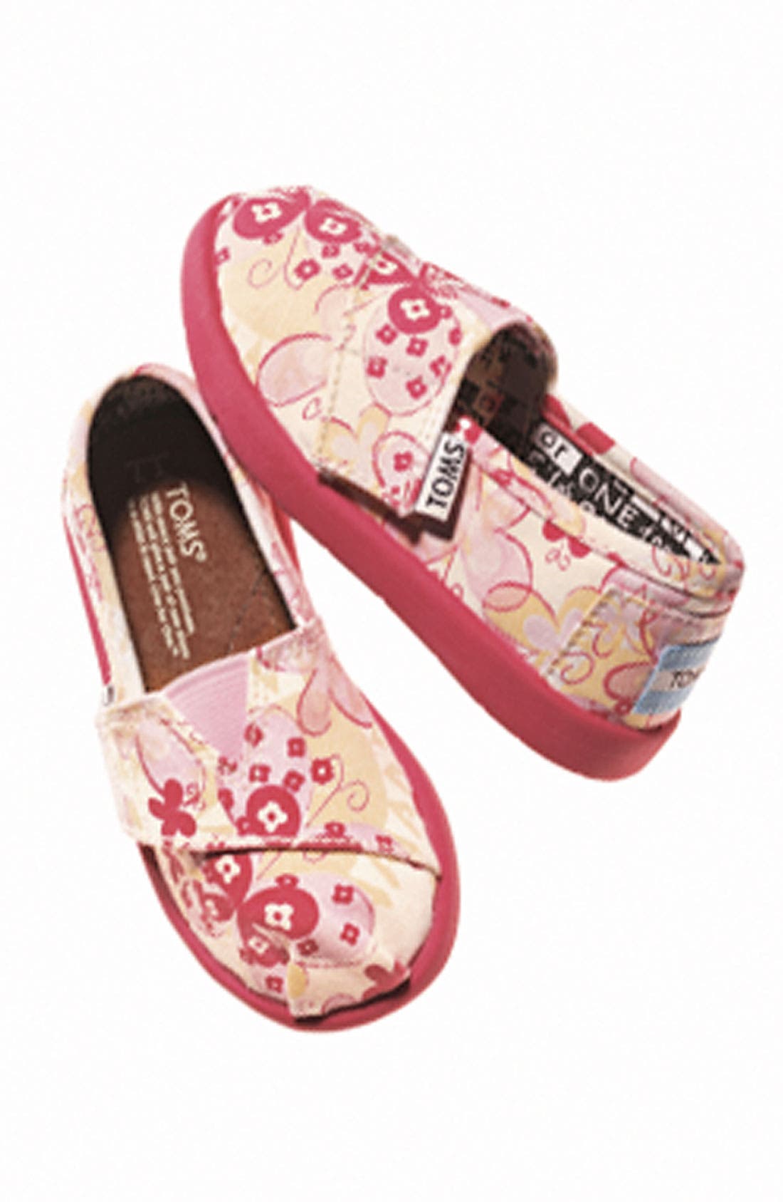 TOMS Disney, It's a Small World by TOMS 'Classic' Slip-On, Alternate, color, 
