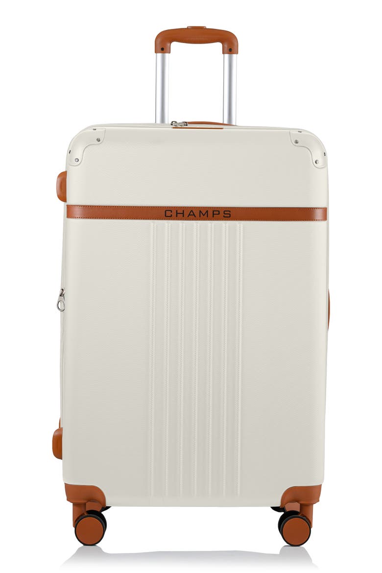 Vintage 2-Piece Luggage Set, Alternate, color, WHITE