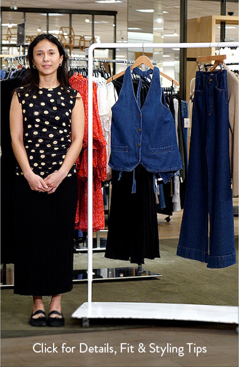 Hill Denim Halter Top, sales video thumbnail