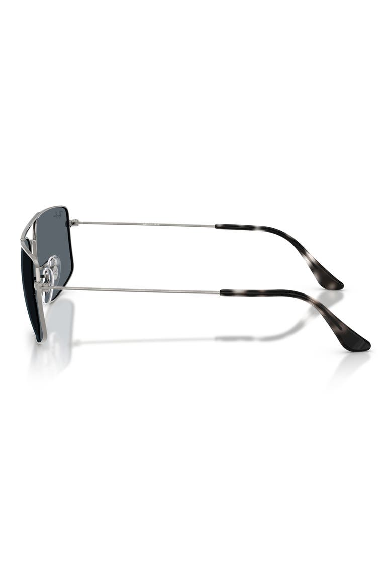 Explorer 3 56mm Square Sunglasses, Alternate, color, GUNMETAL / BLUE