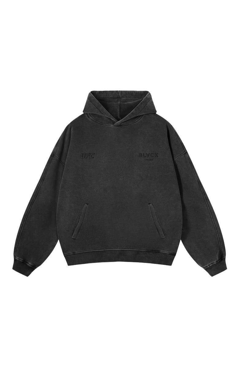 Blvck x UFC Acid Wash Hoodie, Alternate, color, Gray