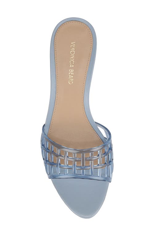 Veronica Beard Tia Jelly Slide Sandal In Sky