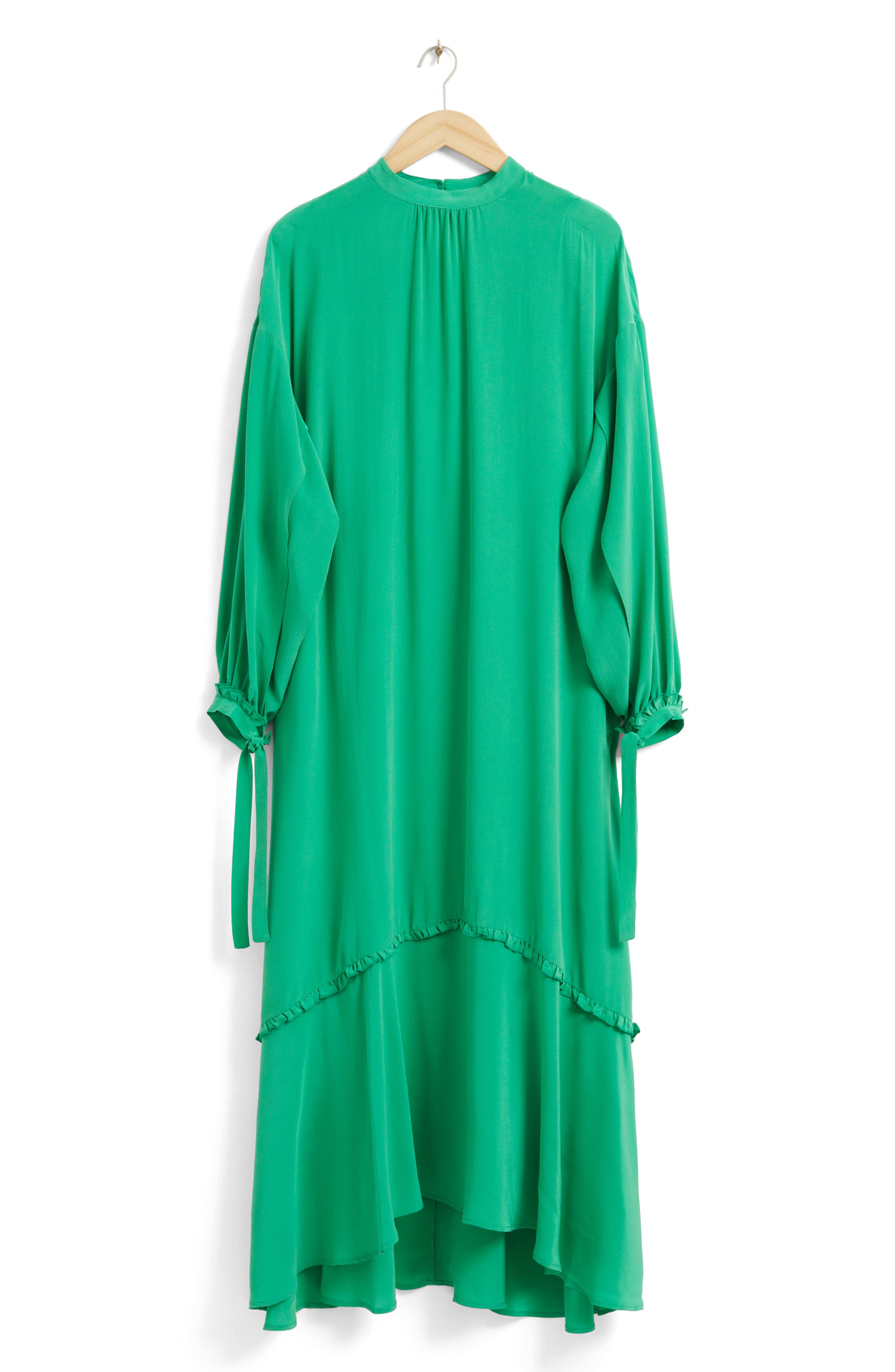 Mulberry Silk Long Sleeve Shift Dress