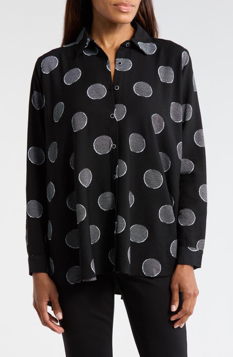 Dot Button Down Shirt