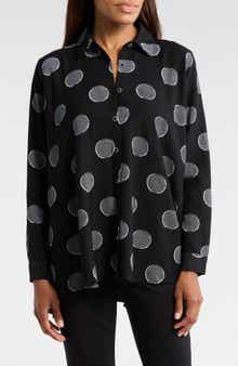 PATRIZIA LUCA Dot Button Down Shirt