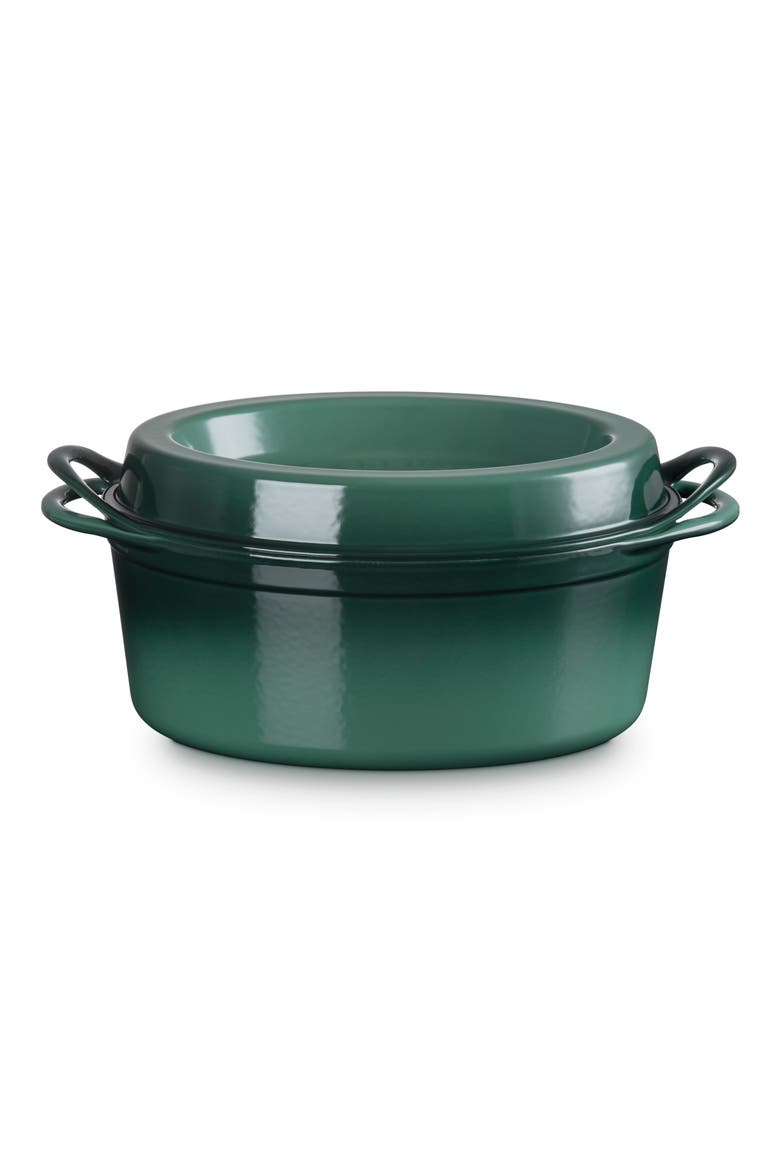 Enamel Cast Iron Doufeu, Alternate, color, ARTICHAUT