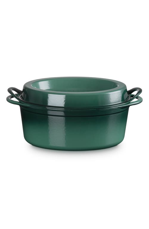 Le Creuset Enamel Cast Iron Doufeu In Green