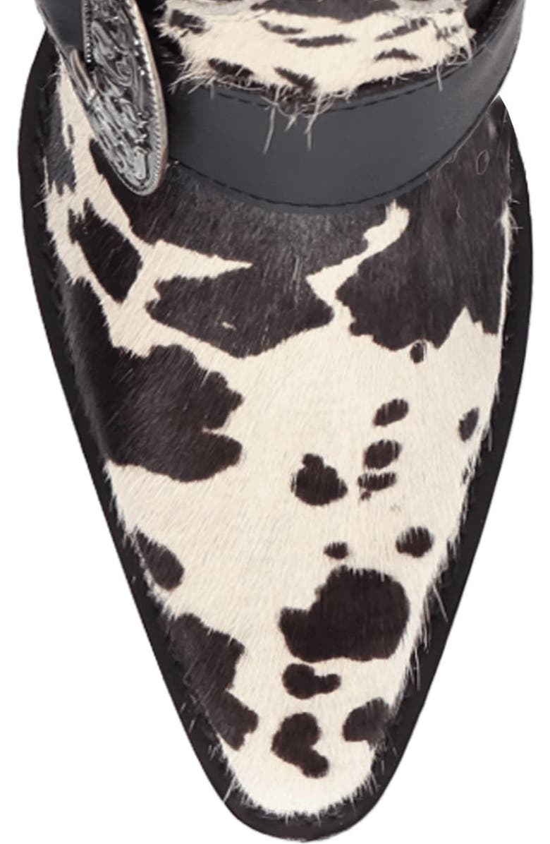 Dingo Spur Crazy Genuine Calf Hair Over the Knee Boot, Alternate, color, Cow Print