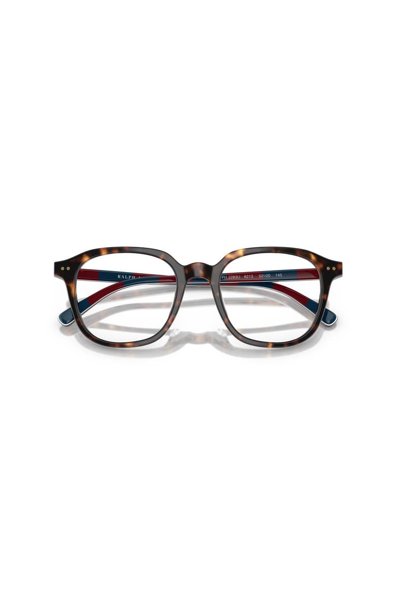 52mm Round optical glasses, Alternate, color, Tortoise