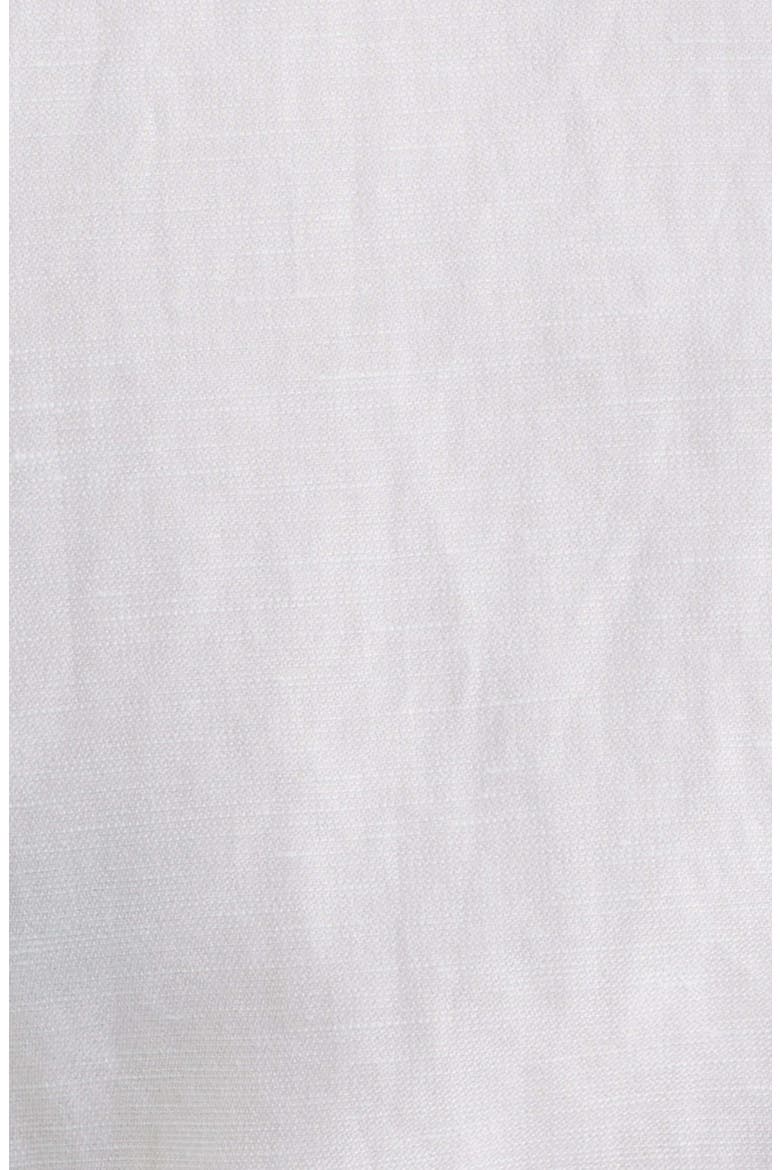 Slim Fit Cotton & Linen Dress Shirt, Alternate, color, WHITE
