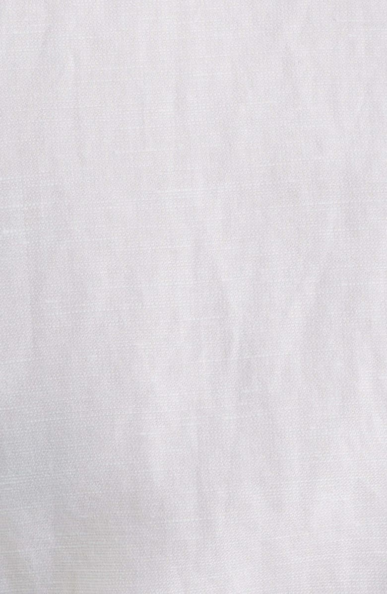 1863 by Eterna Slim Fit Cotton & Linen Dress Shirt, Alternate, color, White