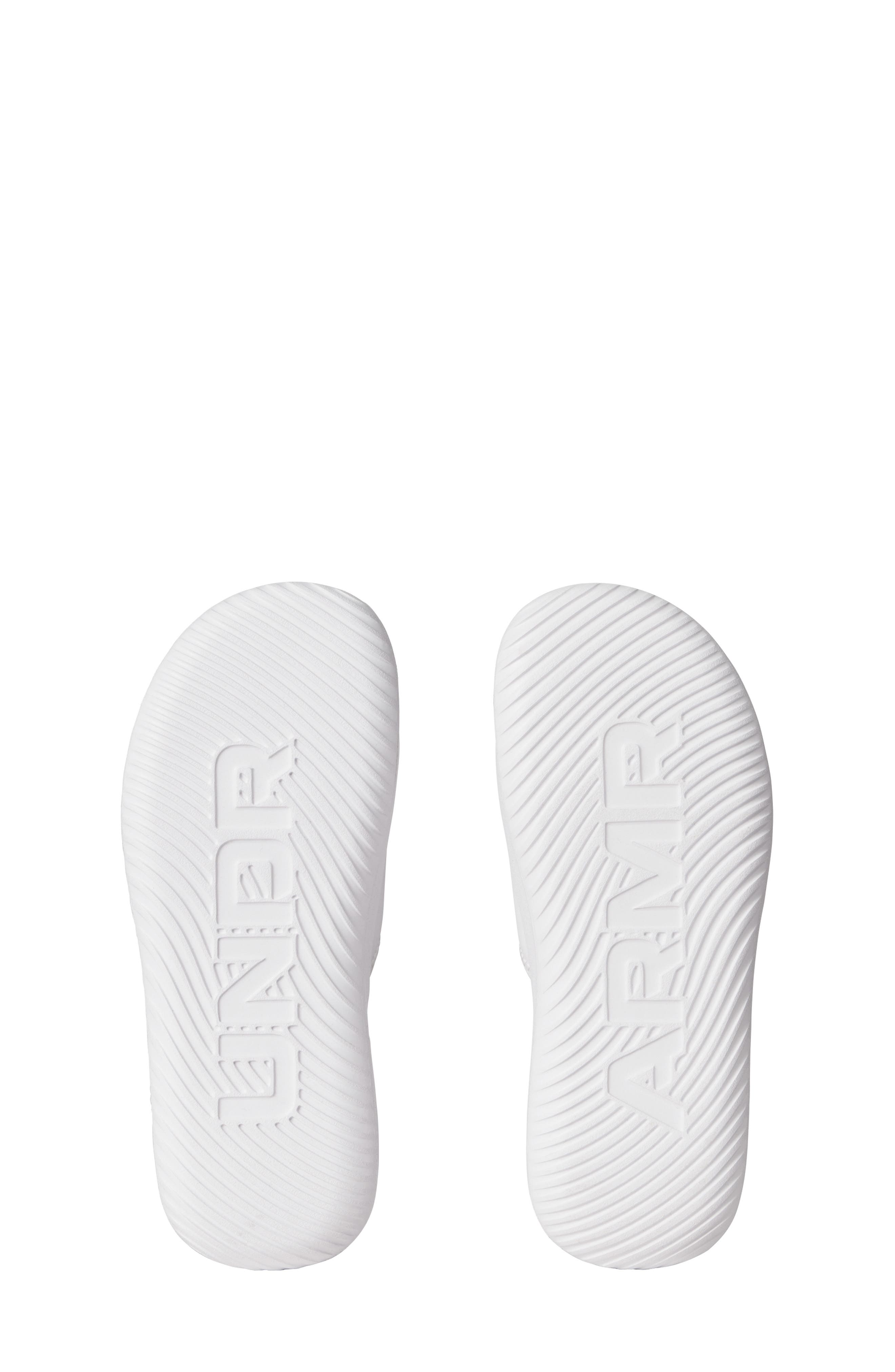 Kids' UA Ignite Pro 8 Slide Sandal, Alternate, color, WHITE