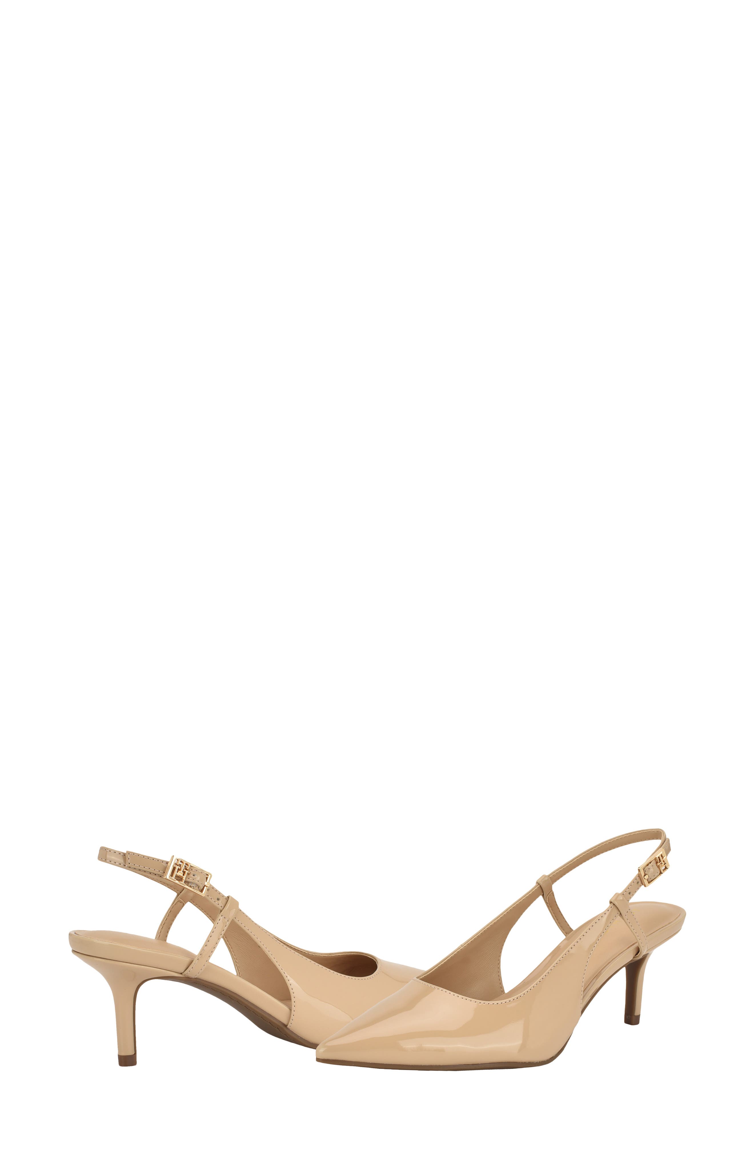 Tommy Hilfiger Cerizza Slingback Pointed Toe Pump, Alternate, color, Beige