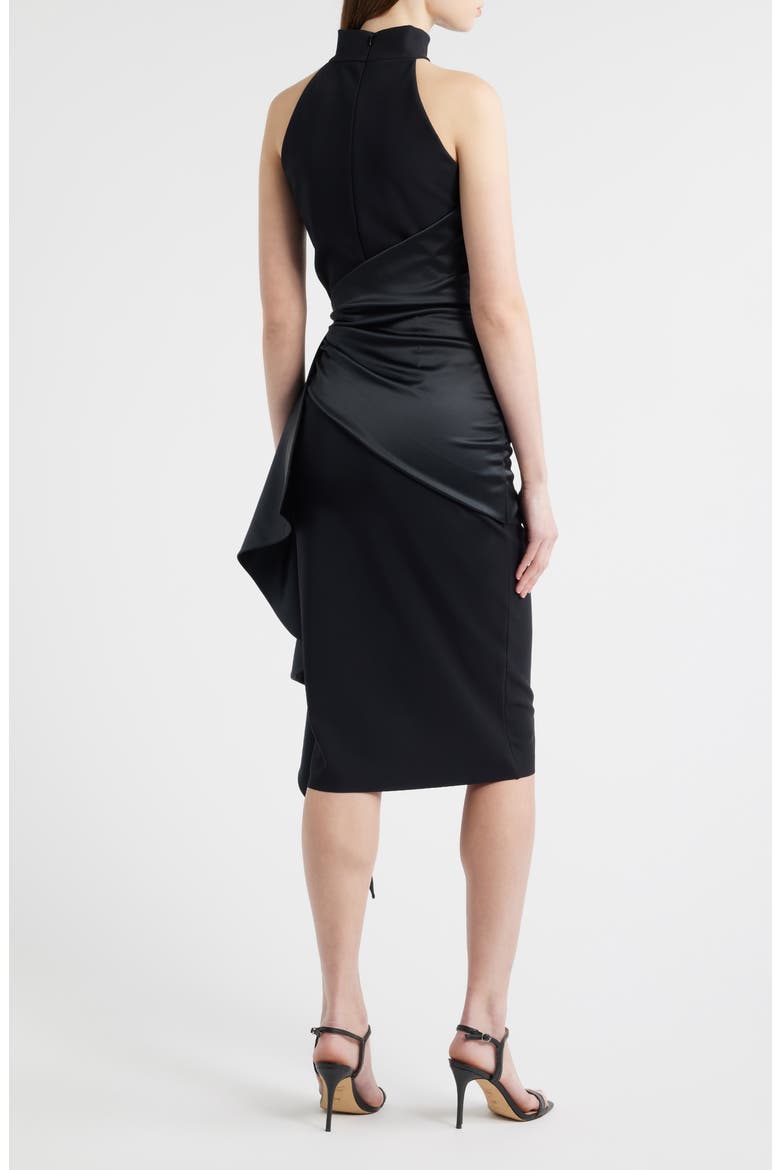 Gudairi Sleeveless Midi Dress, Alternate, color, BLACK