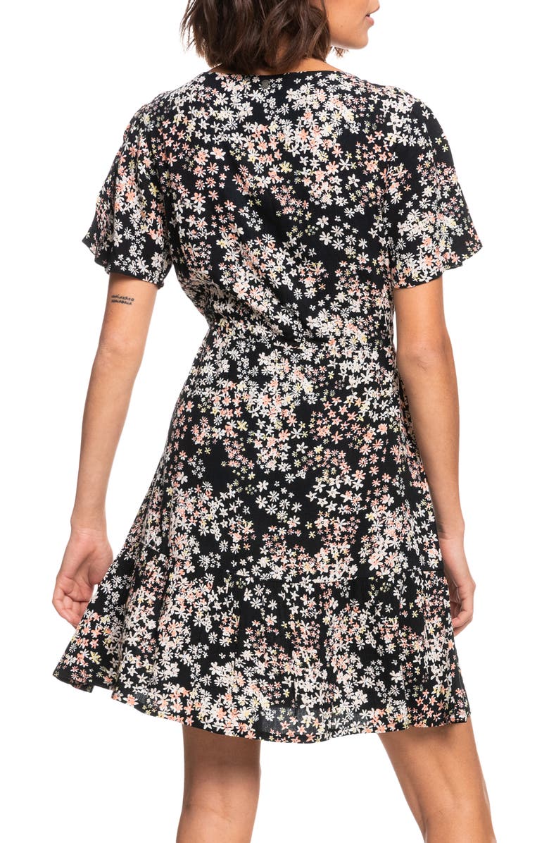 Roxy Summer Flow Floral Minidress, Alternate, color, 