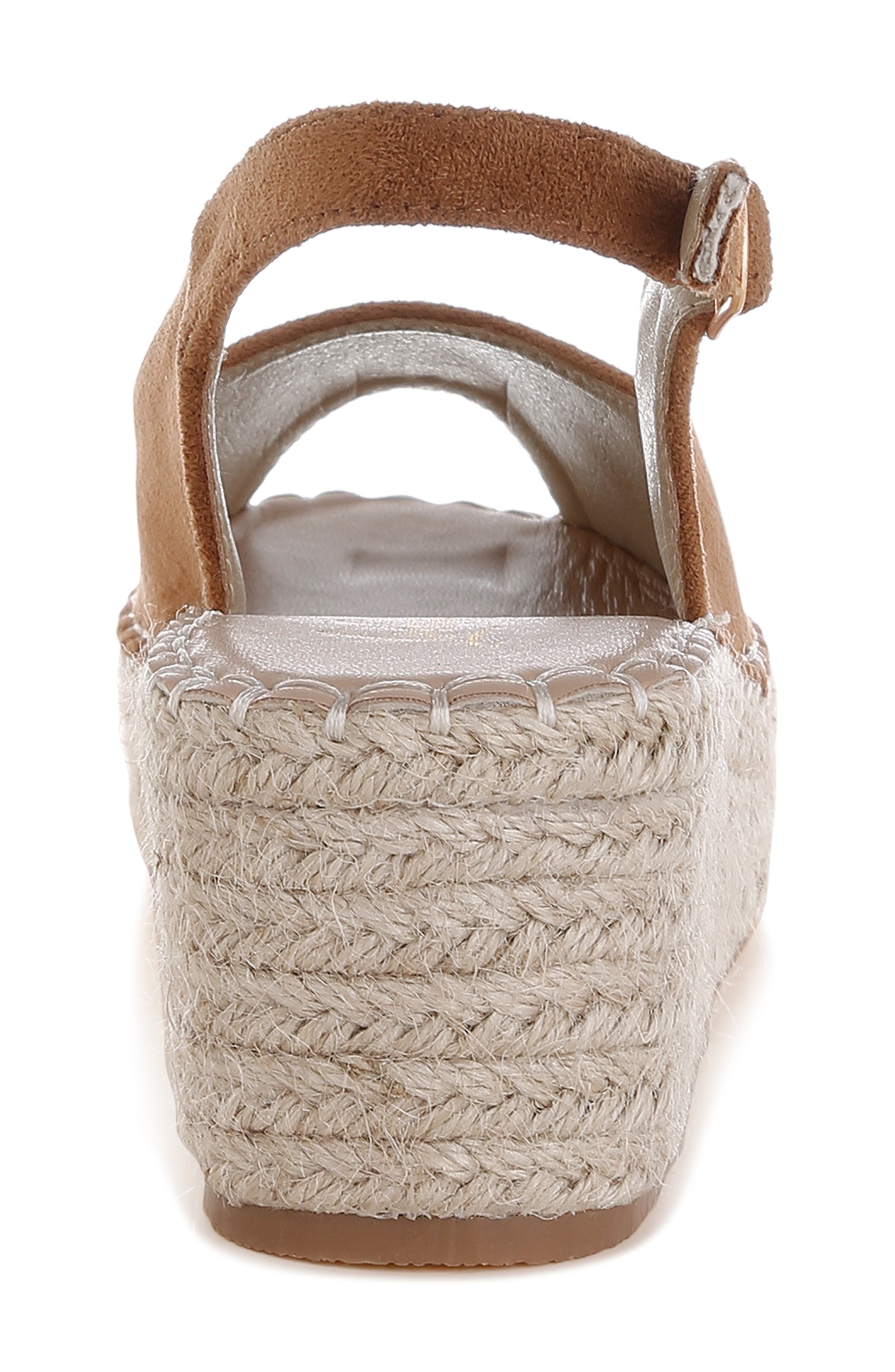 Georna Platform Wedge Espadrille Sandal, Alternate, color, TAN