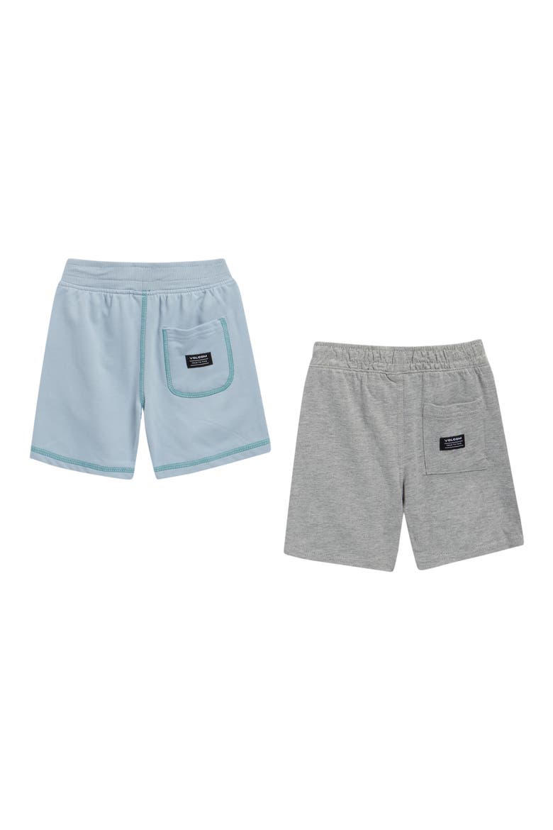Kids' T-Shirt & Shorts Set, Alternate, color, CRYSTAL GRAY
