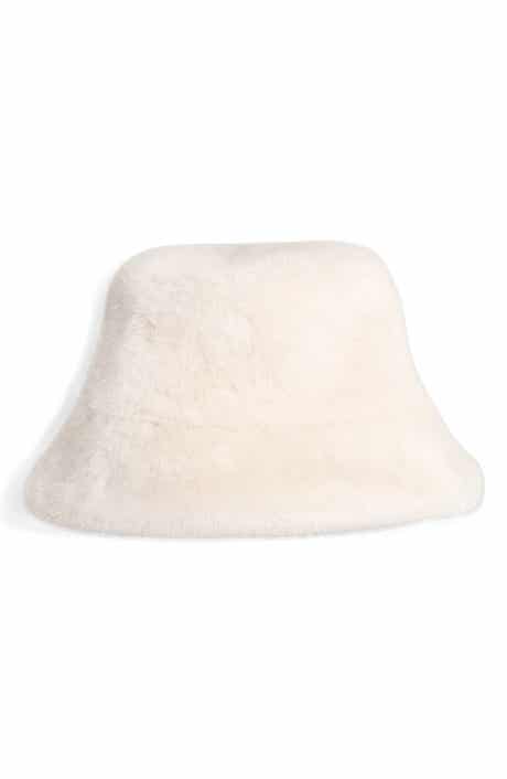 Cora Faux Fur Bucket Hat