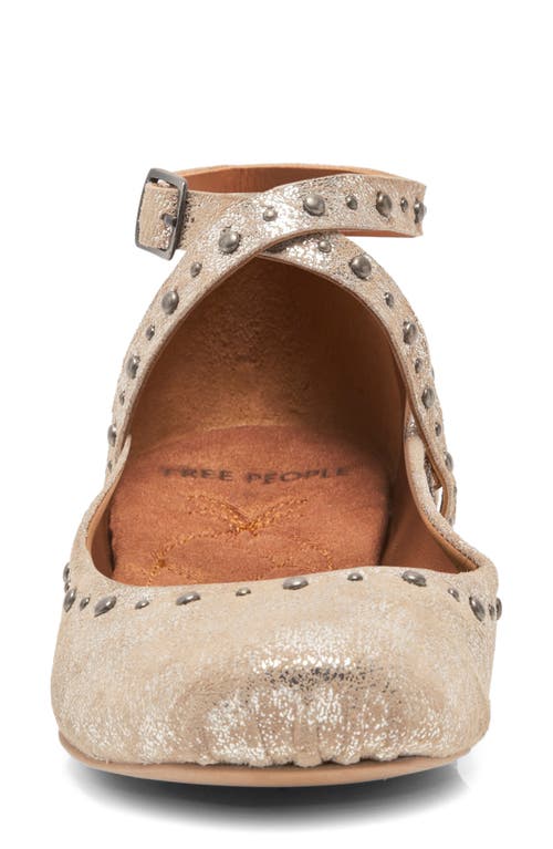 Free People Grace Ankle Strap Ballet Flat In Multi