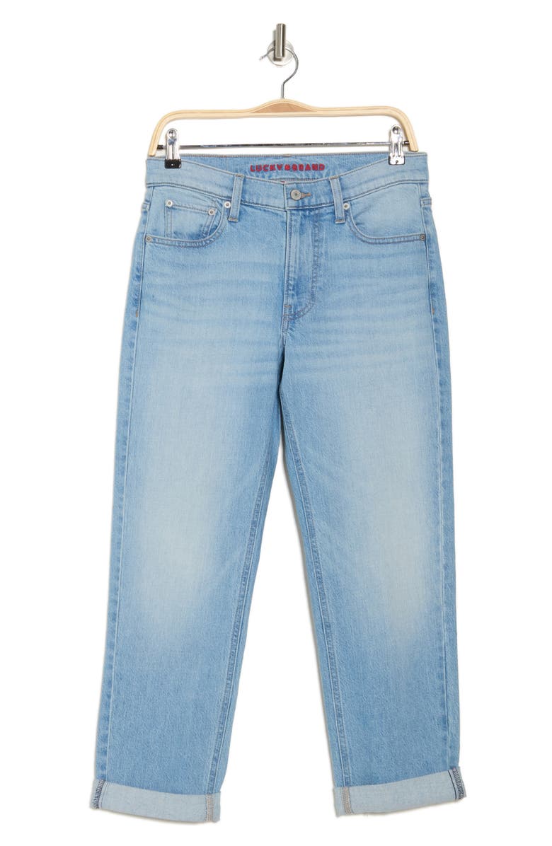 Lucky Brand The Boy Jean Straight Leg Jeans, Alternate, color, Symbol