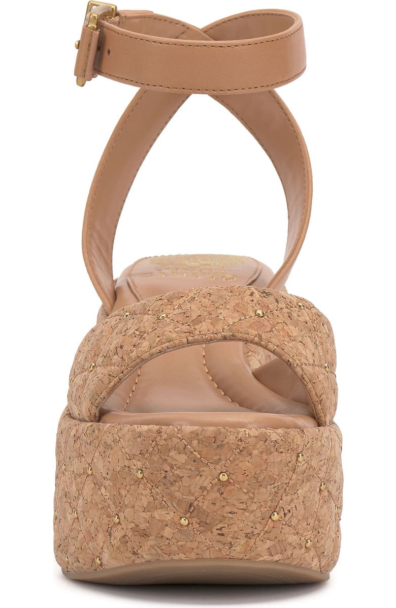 Vince Camuto Ellah Ankle Strap Platform Sandal, Alternate, color, Natural