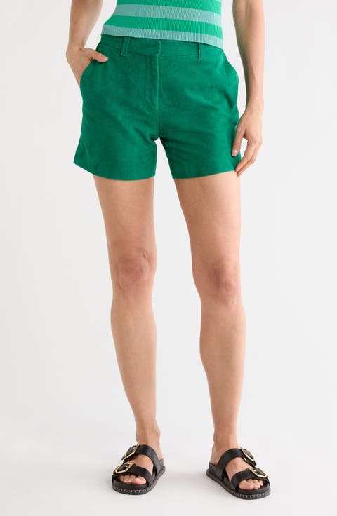 Suede Shorts