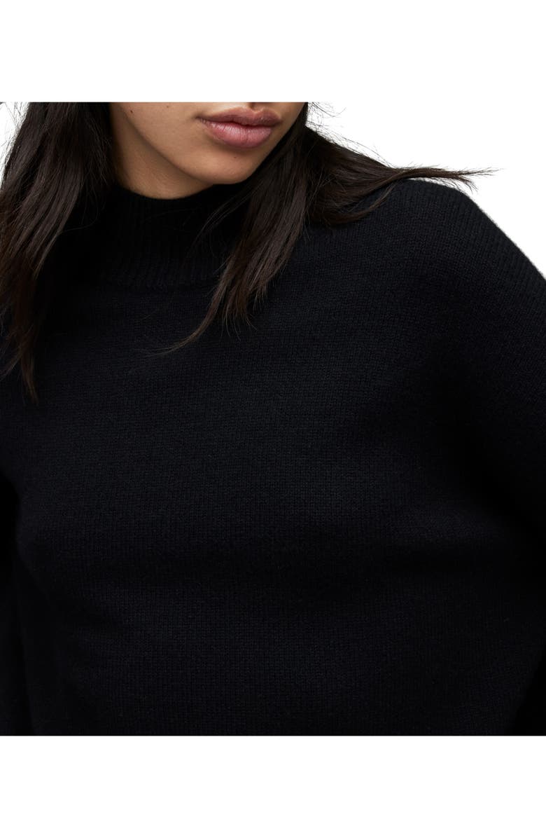 AllSaints Orion Mock Neck Cashmere & Wool Sweater, Alternate, color, 