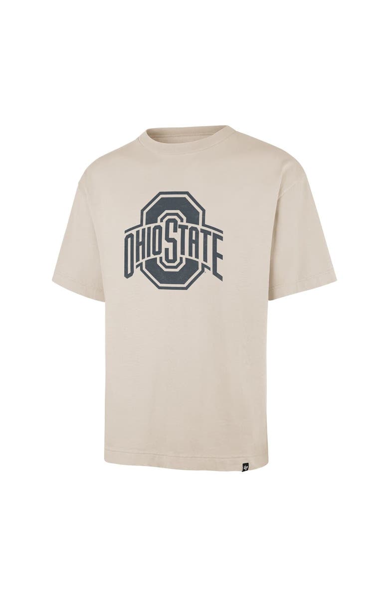 '47 Men's '47 Cream Ohio State Buckeyes Ravine Foundation T-Shirt, Alternate, color,