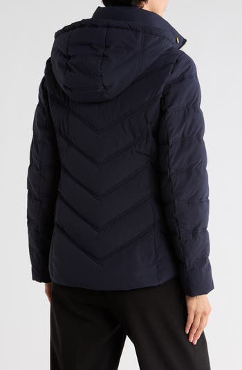Water Resistant Chevron Quilted Jacket