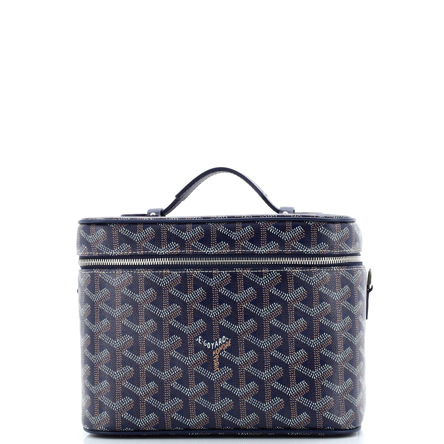 Pre-Owned Goyard Muse Vanity Case Coated Canvas, Main, color, 