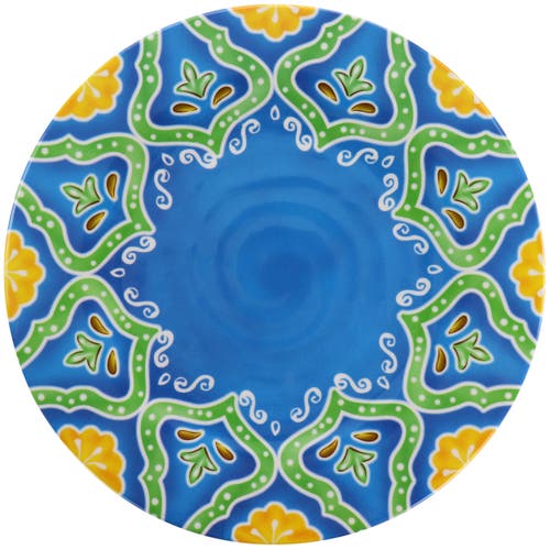 Elama Stapanya 12 Piece Melamine Dinnerware Set In Multi